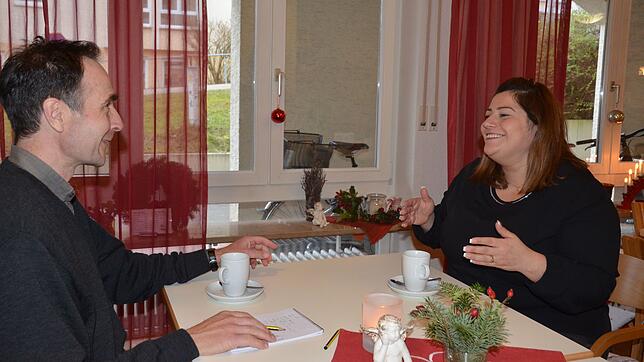Nayri Apranjyan im Gespräch mit SÜDKURIER-Mitarbeiter Jörg Büsche.