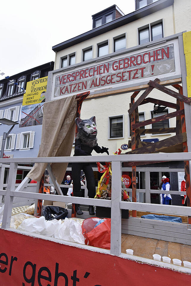 Bild 2: Bilder vom bunten Treiben am Fasnetsmontag in Villingen (1)