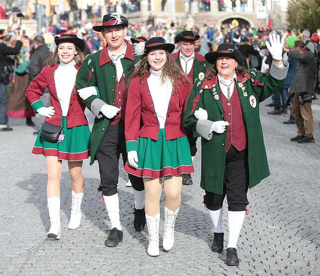 Bild 4: Bilder vom Fasnachtssonntag in Donaueschingen (Teil 2)