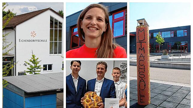 von links: Elanur Atik, Bianca Amaximoaiei, Lara Kurjak, Derin Cetin, Firdevs Demir, Klaudia Agustinyak, Bettina Steiert (Lehrerin, Kl. ...