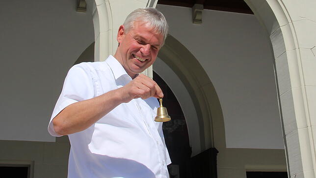 Pfarrer Michael Lienhard freut sich bereits auf die Glockenweihe am Sonntag.