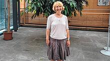Adelheid Linster, hier an ihrer derzeitigen Wirkungsstätte im Staufer-Gymnasium, wird ab dem kommenden Schuljahr Leiterin der Heimschule ...