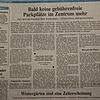 Am 19. August 1994 berichtete der SÜDKURIER über die Bewirtschaftung der bis dahin kostenfreien Parkplätze.