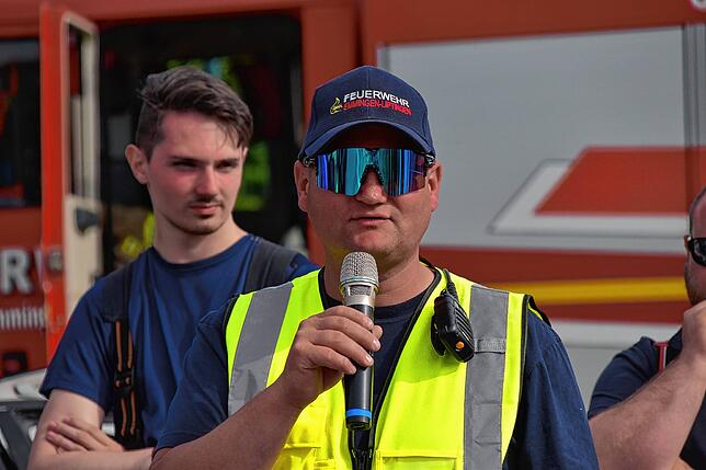 Bild 5: Bilder der Abschlussübung einer Blaulichtorganisationenübergreifenden Fortbildung