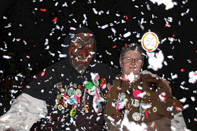 Bild 11: Bilder vom Nachtumzug beim Kleggau-Narrentreffen am Samstag
