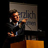 Beim VS-Forum in der Neuen Tonhalle in Villingen: Giovanni Maios Plädoyer für eine menschlichere Medizin. Bild: Hans-Jürgen Götz