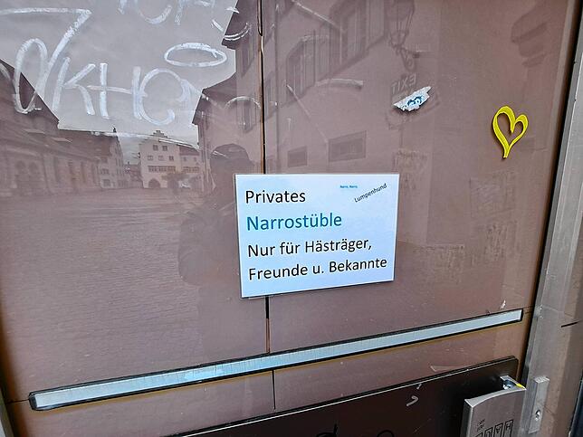 Die Botschaft ist klar. Hier kann nicht jeder rein.