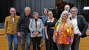 Veranstalter der Musiktage ist der Kulturkreis, der die Organisatoren Martin und Lida Panteleev nach Kräften unterstützt. Im Bild (von ...