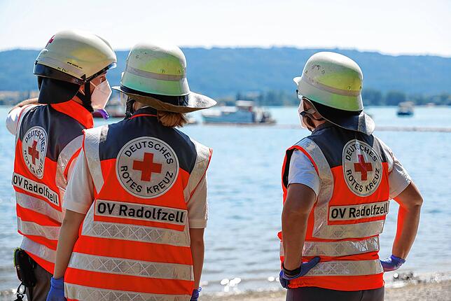 Bild 5: Schauübung Radolfzeller Hilfsorganisationen am Hausherrensamstag