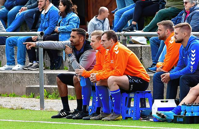 Erfolgsduo: Alexander Schöpflin (links) gibt bei Aufsteiger SF Schliengen die Richtung vor, der spielende Co-Trainer David Held ist seit ...