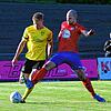 Sören Reiser (rechts) vom FC Rot-Weiß Salem im Duell mit Daniel Steinhäusler vom FC Öhningen-Gaienhofen. Der Bezirksligadritte aus dem ...