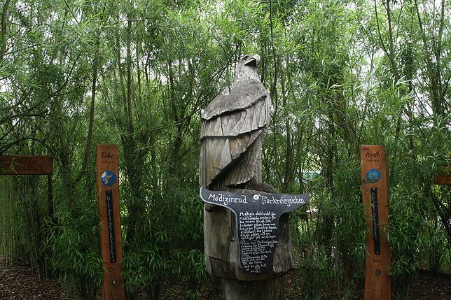 Tipihof Auf dem Gelände des Tipihofs in Sauldorf gibt es viel zu entdecken und zu lernen.