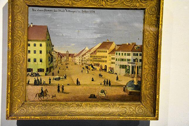Johann Nepomuk Ummenhofers Ansicht der Oberen Straße war ein Vorbild für Albert Sägers Stadtansicht.