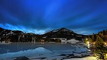 Der Spitzingsee, Idylle pur &ndash; finden auch sehr viele Touristen.