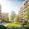 So sieht der Entwurf der Architekten für das Areal Weiherhof Nord aus: Die Wohngebäude sind über Eck organisiert oder nach Süden orientiert.