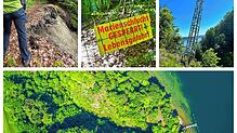 Im Gemeinderat gab es einen Überblick zum Stand der Marienschlucht. Am Uferweg sind Wege nicht begehbar und ein Seilkran für die ...