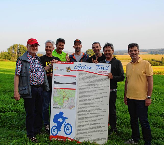 Sie haben zum Erfolg des „Gehro-Trails“ beigetragen: Rolf Gertitschke, Peter Schöttke, Jörn Burger, Ansgar Oker, Stefan ...