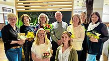 Der Vorstand des Turnvereins Wutöschingen (von links): Martina Englert (Schriftführerin), Maria Windler (Beisitzerin), Bianca Manz ...