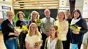 Der Vorstand des Turnvereins Wutöschingen (von links): Martina Englert (Schriftführerin), Maria Windler (Beisitzerin), Bianca Manz ...