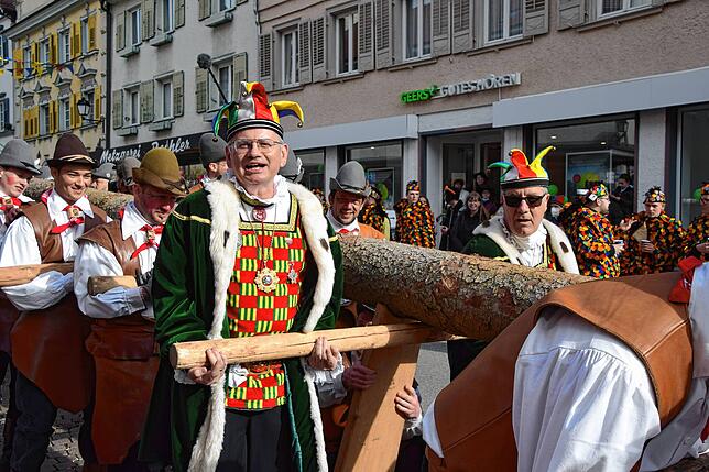 Bild 16: Bilder vom Narrenbaum-Setzen in Stockach Teil 1