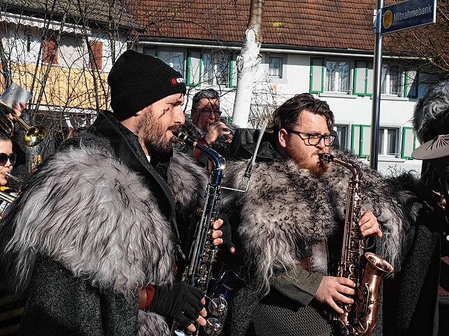 Bild 18: Bilder vom Narrenbaumstellen in Altenburg