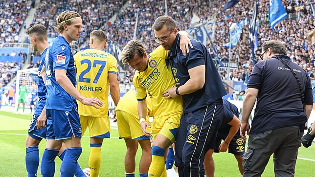 Fällt vorerst aus: Braunschweigs Lino Tempelmann (M).