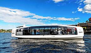 So hätte der Wasserbus aussehen können: Das Modell Hyke Shuttle 0001 ist in Norwegen bereits im Einsatz. Für Konstanz wurde das ...