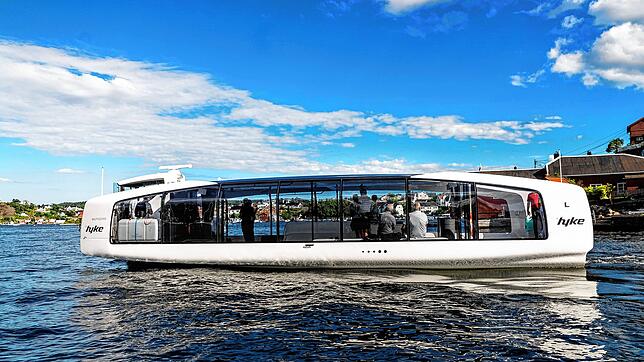 So hätte der Wasserbus aussehen können: Das Modell Hyke Shuttle 0001 ist in Norwegen bereits im Einsatz. Für Konstanz wurde das ...