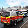 Die Bahnübergang an der Schneckenburgstraße war nach dem tödlichen Unfall stundenlang gesperrt. Die halbseitigen Schranken blieben ...