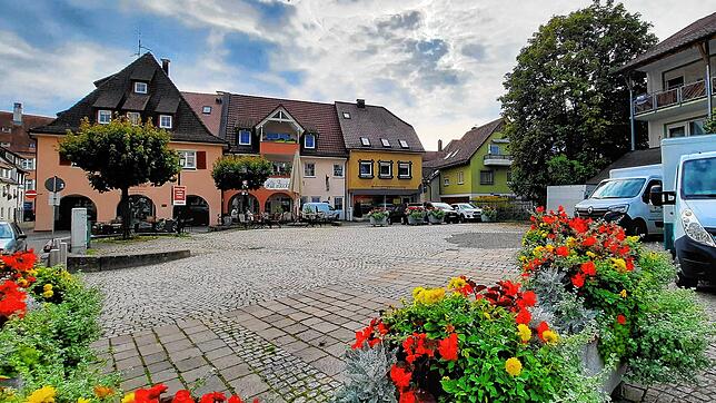 Der Gustav-Hammer-Platz in Stockach. Hier findet &bdquo;Music and Wine&ldquo; statt.