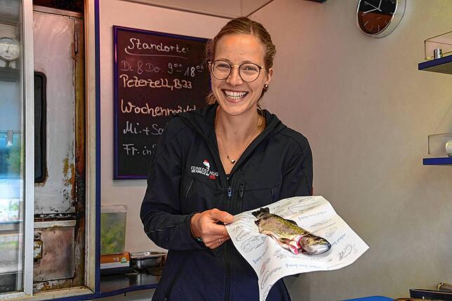 Lisa Hug verzeichnet einen deutlichen Rückgang der Nachfrage nach ihren Fisch-und Feinkostspezialitäten. „Ich werde mein Sortiment ...