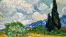 Vincent van Gogh: „Le Cyprès et l‘Arbre en fleurs“ (“Zypresse und blühender Baum“), 1889.