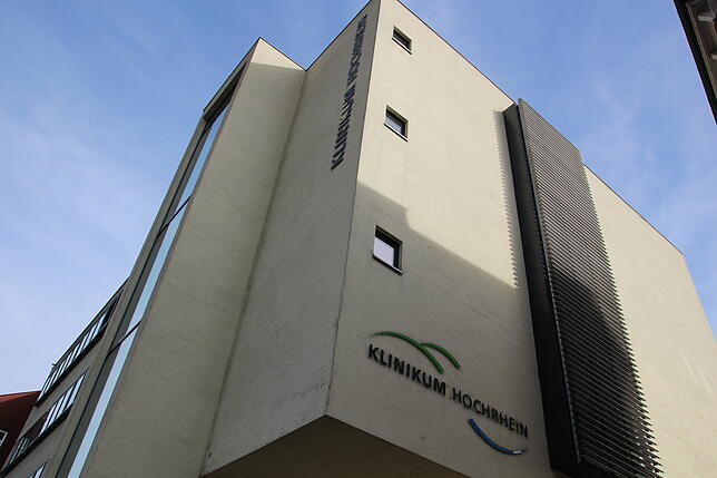 Die Fassade des Klinikums Hochrhein.