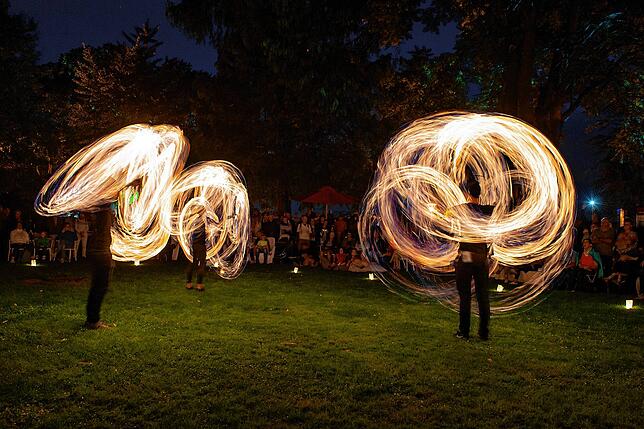 Bild 10: Lichtgestalten erobern das Gelände der Landesgartenschau &ndash; hier gibt es die Bilder