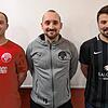 Neue kamen schon im Winter: Beim FC Hochrhein tat sich im Sommer nichts, dafür freute sich Trainer Philip Brandl (Mitte) bereits vor ...