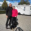 Sonja und Oliver Bier auf ihrem Campingplatz am Rhein in Waldshut. Sie freuen sich, dass Campen immer beliebter wird, vor allem auch ...