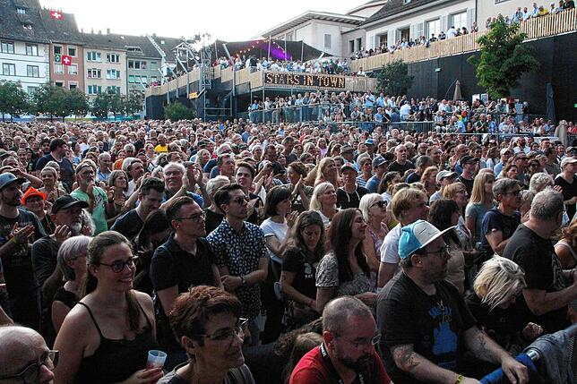 Stars beim Festival auf dem Herrenacker in Schaffhausen.