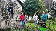 Auch die öffentlichen Anlagen wurden in einer gemeinsamen Aktion gepflegt und alles winterfest gemacht. Viel Freude haben die ...