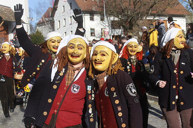 Bild 22: Bilder vom Narrentreffen zum 40. Jubiläum der Kuhsattler aus Hohenfels