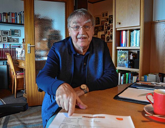 Günther Wieth leitet die Tafel, die 70 Haushalte mit Lebensmitteln unterstützt. Ihm bereitet die wachsende Altersarmut in Markdorf Sorgen.