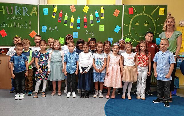 Die Klasse 1a startet an der Sonnenrain-Grundschule in einen neuen Lebensabschnitt.
