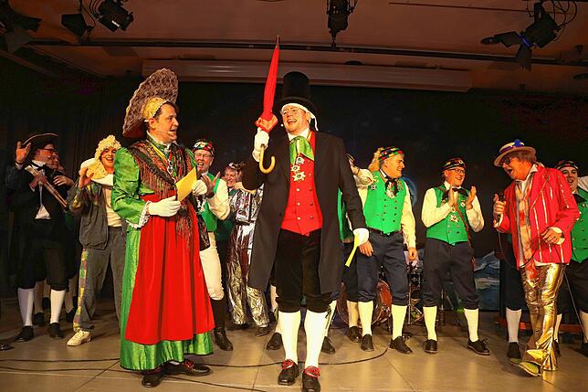 Finale bei der Premiere des Narrenkonzerts 2023.