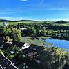 Der Siechenweiher liegt in Meersburg zwischen Wohnbebauung, Industriegebiet und B31. Während des Starkregens lief hier ein Biber der ...