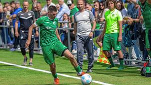 Platz drei: Mit nunmehr 31 Treffern ist Levin Faustini (nier ein Archivfoto) vom SV Rheintal drittbester Torschütze der Kreisliga A, ...