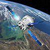Das Orion-Raumschiff der NASA mit dem Europäischen Servicemodul (ESM), einem zentralen Teil des Raumschiffs, das für Antrieb, ...