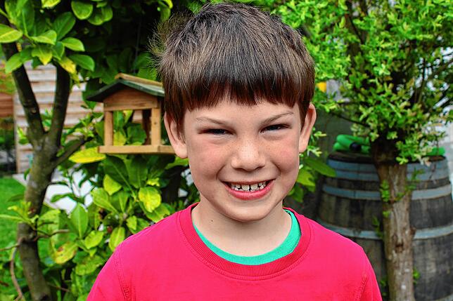 Raphael (7 Jahre) hatte sich schon auf seinen ersten Seehasen-Festumzug gefreut: „Ich wäre so gerne mitgelaufen.“