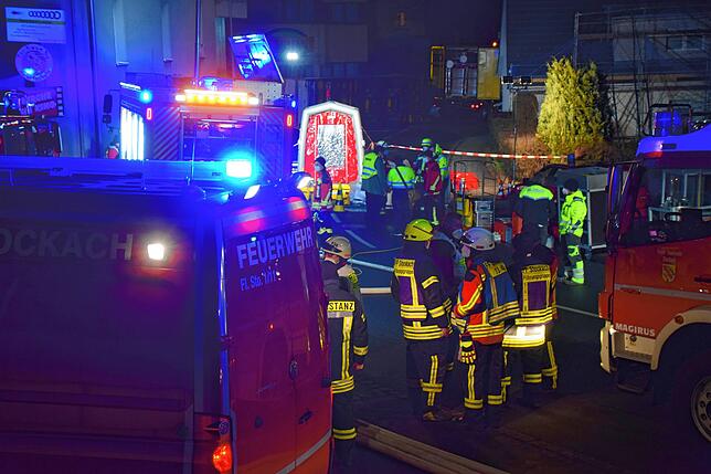 Die Einsatzstelle in Zizenhausen