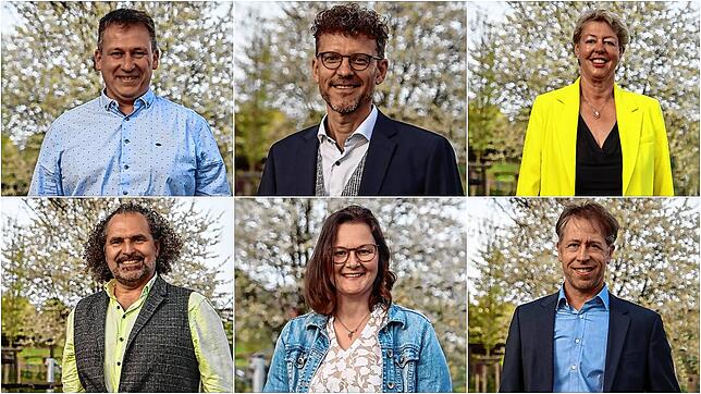 Die Stimmenköniginnen und Stimmenkönige der Kommunalwahl in Hagnau.