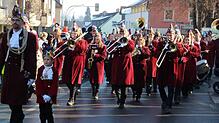 Die Zunftkapelle sorgt für die musikalische Unterhaltung in der Narrenzunft.
