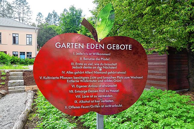 Die Gebote sollen im Garten Eden dafür sorgen, dass das kleine Paradies inmitten von Engen für die Allgemeinheit in gutem Zustand bleibt.